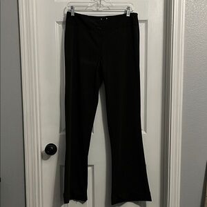 Wrapper Black Flare Pants